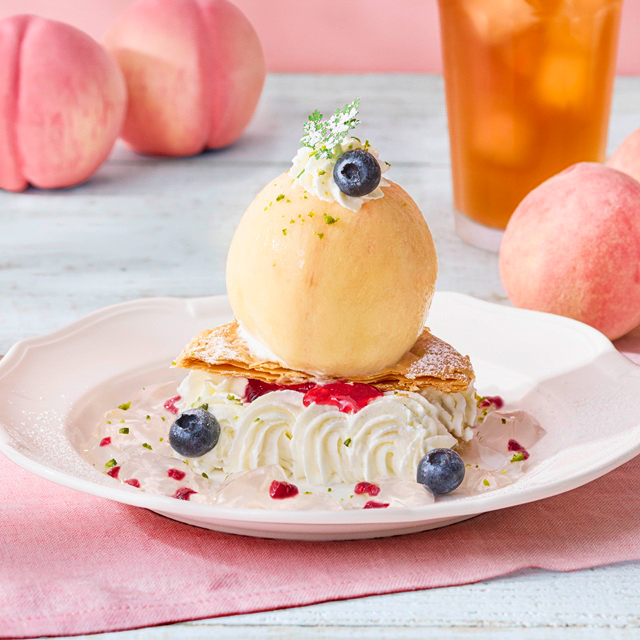 まるごと白桃のパイ